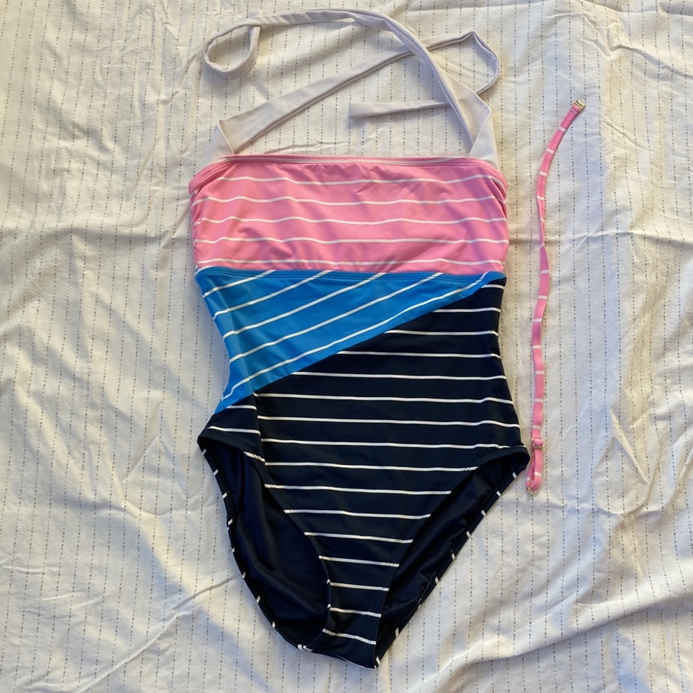 Anne Cole Signature halter one piece swimsuit